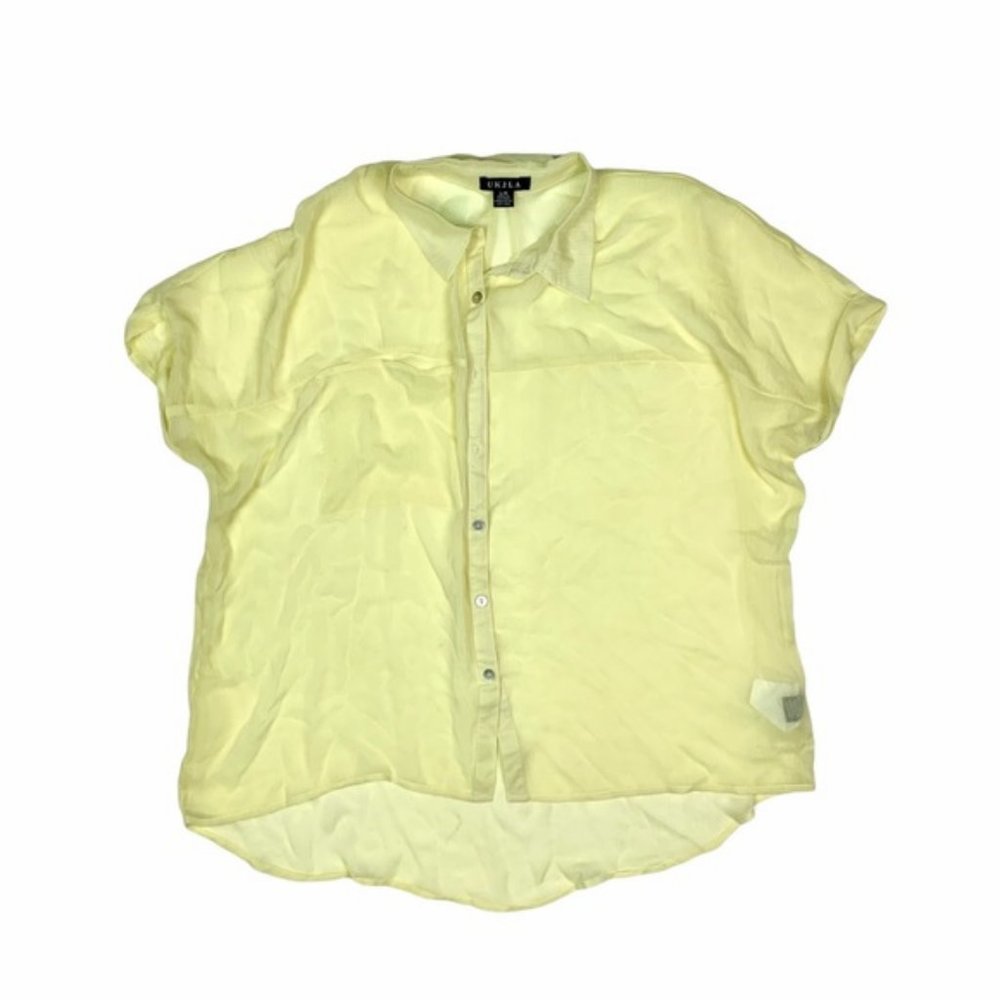 (Up To 50% Off SALE) UK2LA Flowy Sheer Summer Button Down Top